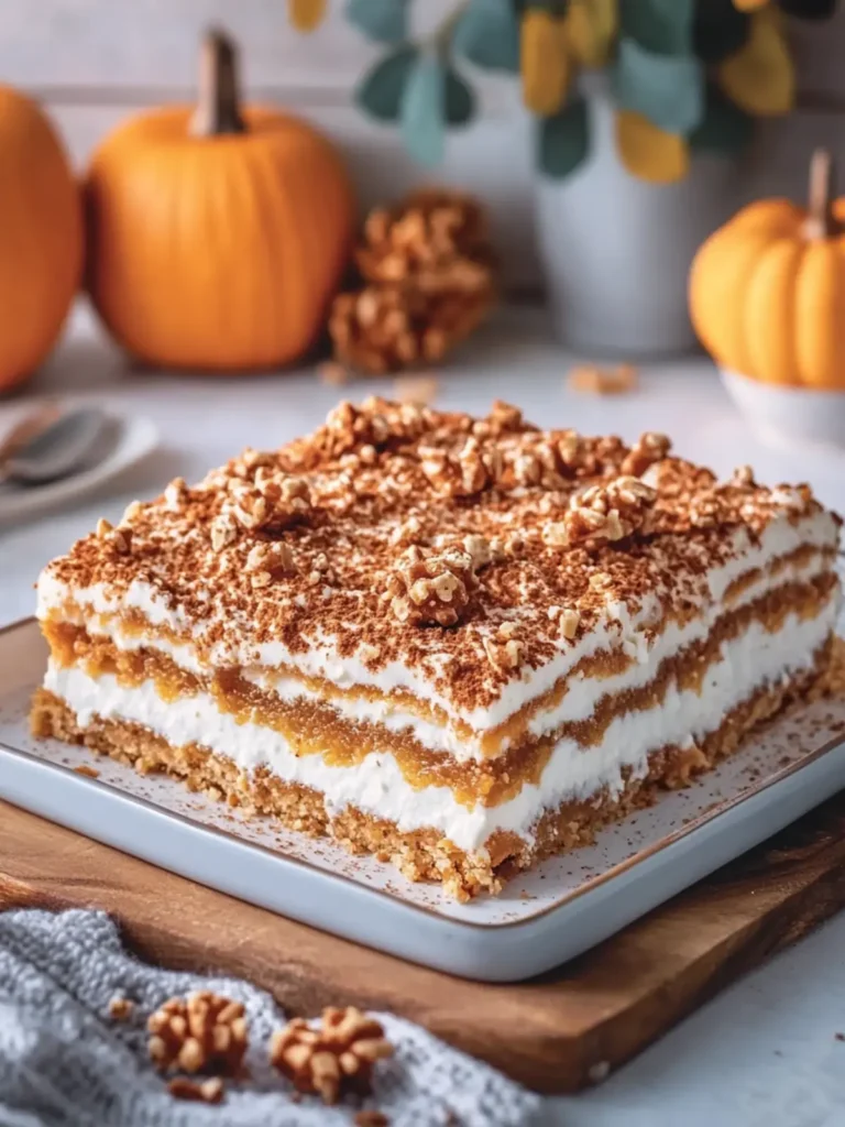 Delicious Pumpkin Roll Bars with Creamy Cheesecake Swirl 3 Pumpkin Roll Bars