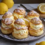 Cream Puffs with Lemon Pastry Cream