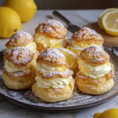 Delicious Cream Puffs with Lemon Pastry Cream to Impress Everyone 16 Cream Puffs with Lemon Pastry Cream