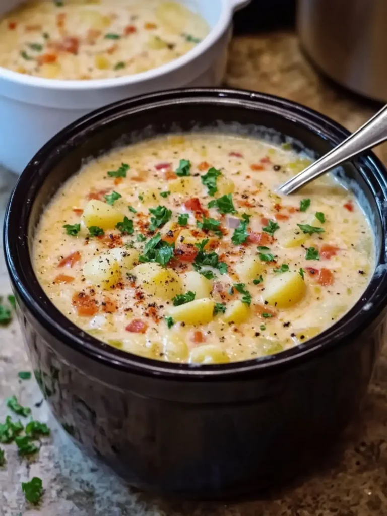 Crock Pot Crack Potato Soup That’ll Warm Your Soul 2 Crock Pot Crack Potato Soup