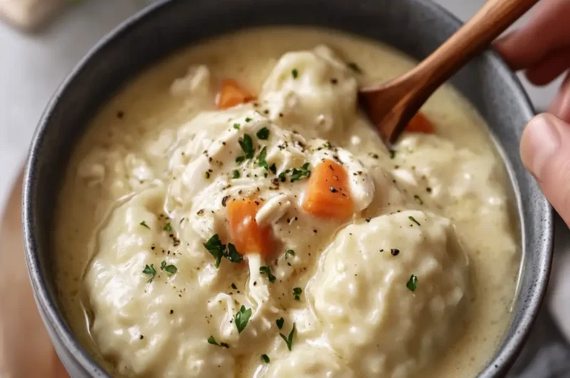 Slow Cooker Chicken & Dumplings
