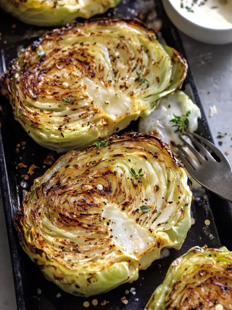 Crispy Roasted Cabbage Steaks That Will Wow Your Guests 2 Crispy Roasted Cabbage Steaks