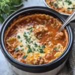 Slow Cooker Lasagna Soup