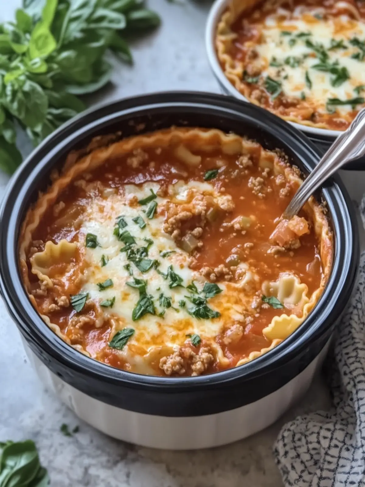 Hearty Slow Cooker Lasagna Soup for Cozy Nights In 5 Slow Cooker Lasagna Soup