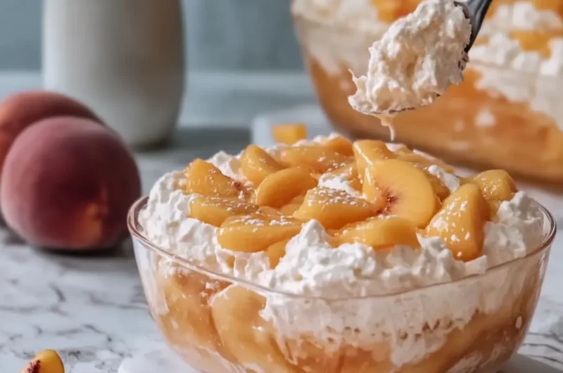 Creamy Peach Gelatina