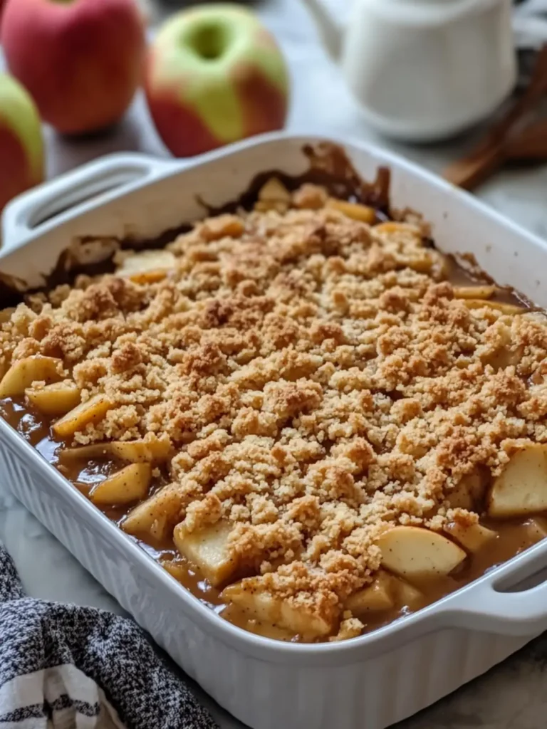 Caramel Apple Dump Cake The Cozy Dessert You Need Now 2 Caramel Apple Dump Cake is the ultimate easy comfort dessert! Warm cinnamon apples, a buttery golden cake topping, and rich caramel drizzle all baked together in one casserole dish. So simple, so cozy, and perfect for fall or anytime you’re craving something sweet.