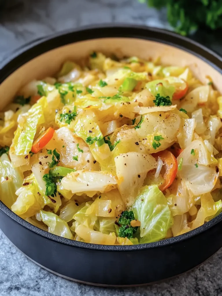 Sautéed Cabbage with Onions and Pepper for Cozy Comfort Cooking 4 Sautéed Cabbage with Onions and Pepper
