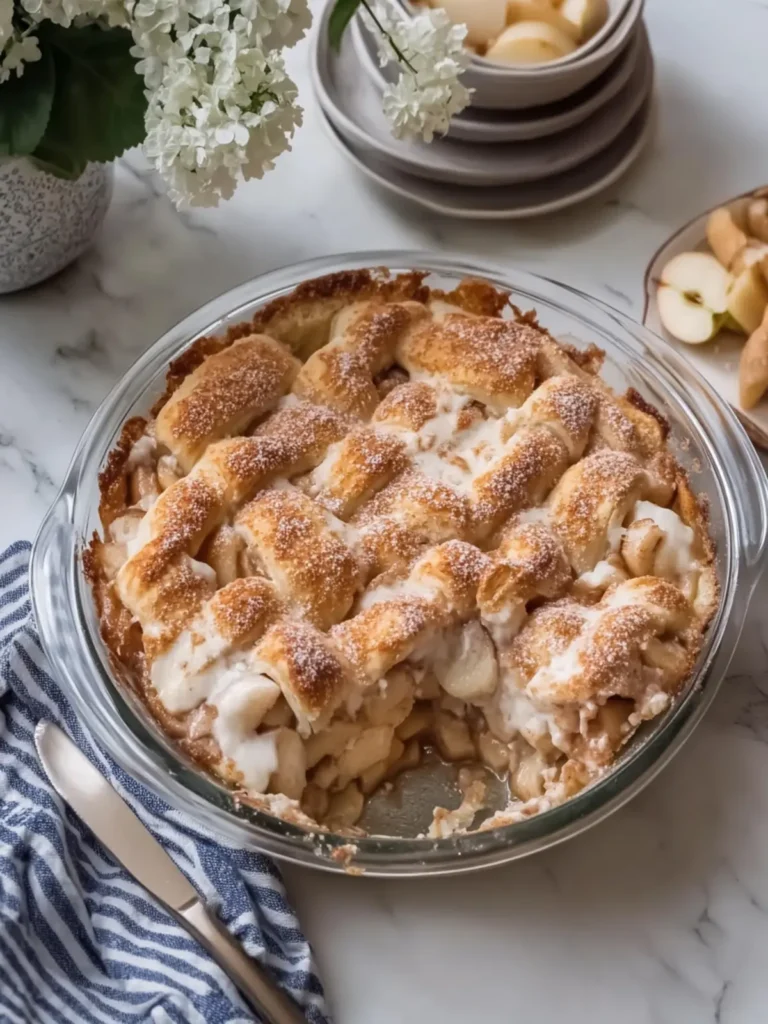 Irresistible Cinnamon Roll Apple Pie Casserole Bliss 2 Cinnamon Roll Apple Pie Casserole