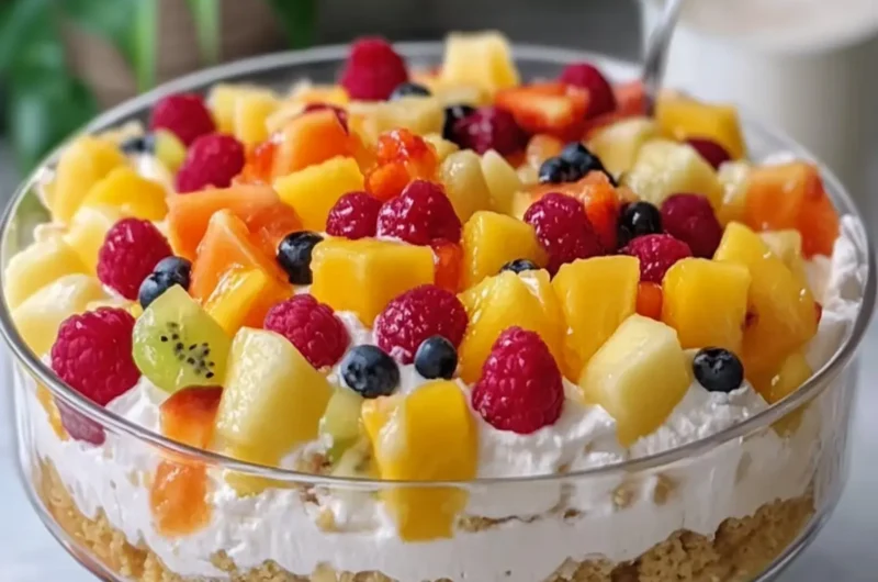 Tropical Cheesecake Fruit Salad