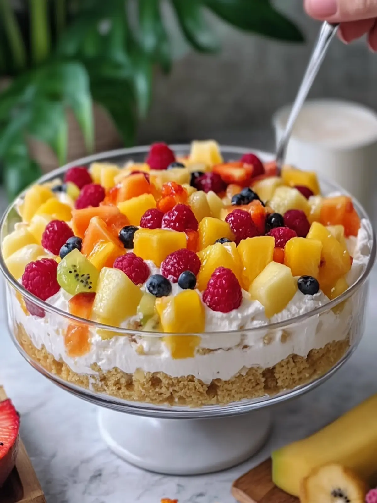 Tropical Cheesecake Fruit Salad to Brighten Your Day 5 Tropical Cheesecake Fruit Salad