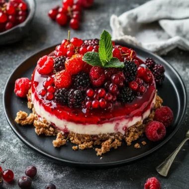 Upside-Down Red Berry Cheesecake Crumble That Wows Every Time 7 Upside-Down Red Berry Cheesecake Crumble That Wows Every Time