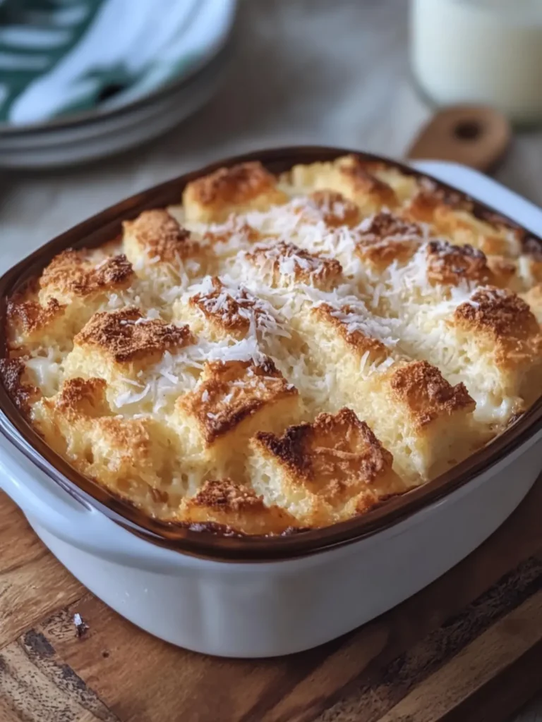 Coconut Bread Pudding