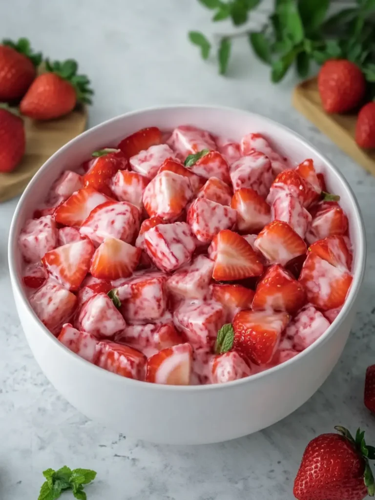 Delicious Strawberry Fruit Salad That Will Brighten Your Day 4 Strawberry Fruit Salad