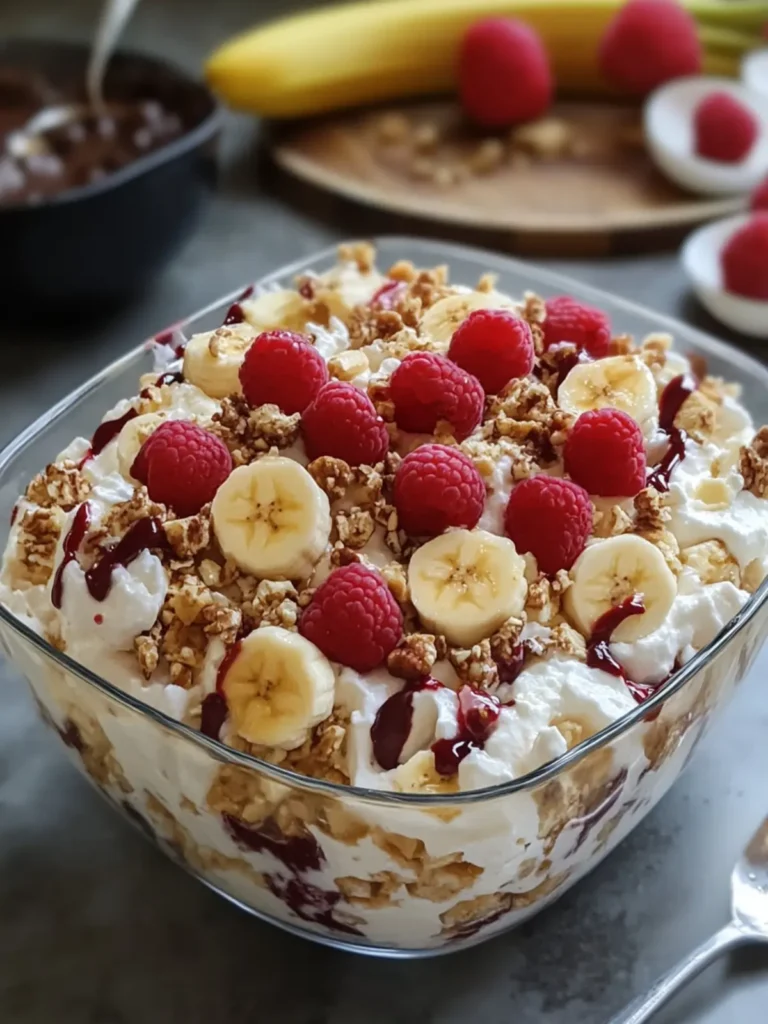 Banana Split Fluff Salad: A Delightful Treat in Minutes 3 Banana Split Fluff Salad