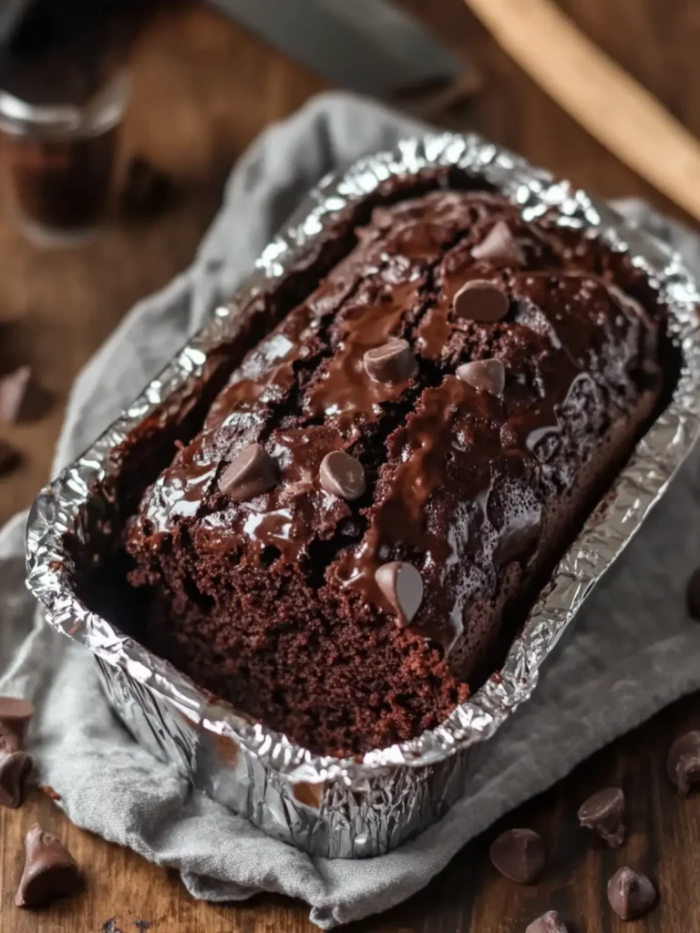 Indulge in Hot Fudge Brownie Bread in Tin Foil Today 2 Hot Fudge Brownie Bread in Tin Foil
