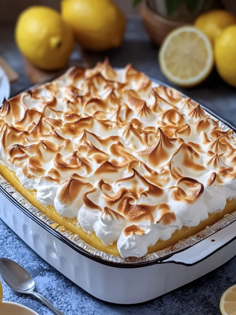 Lemon Meringue Cheesecake Bake