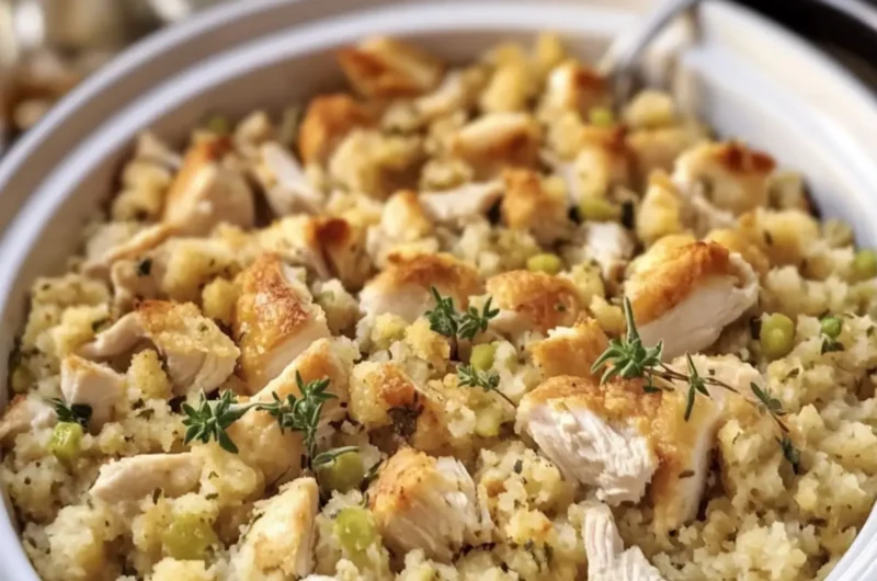 Dump and Go Chicken and Stuffing – Easy Homestyle Comfort Dinner