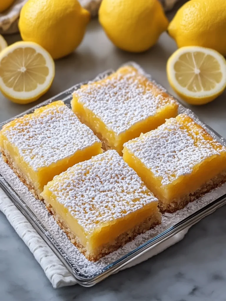 Deliciously Easy Lemon Bars That Brighten Up Your Day 2 Easy Lemon Bars