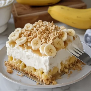 Decadent Banana Cream Pie Poke Cake to Wow Your Guests