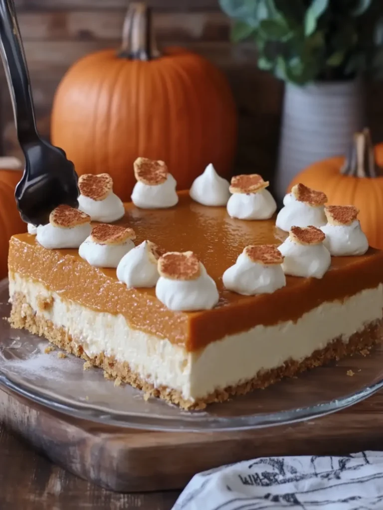 Decadent Pumpkin Pie Cake with Creamy Frosting Bliss 2 Pumpkin Pie Cake