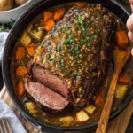 Savory Slow Cooker Garlic Butter Glazed Beef Roast Magic 11 Slow Cooker Garlic Butter Glazed Beef Roast