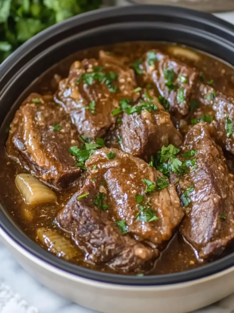 Slow Cooker Garlic Glazed Beef That'll Make You Feel Homey 2 Slow Cooker Garlic Glazed Beef — Homestyle Meals