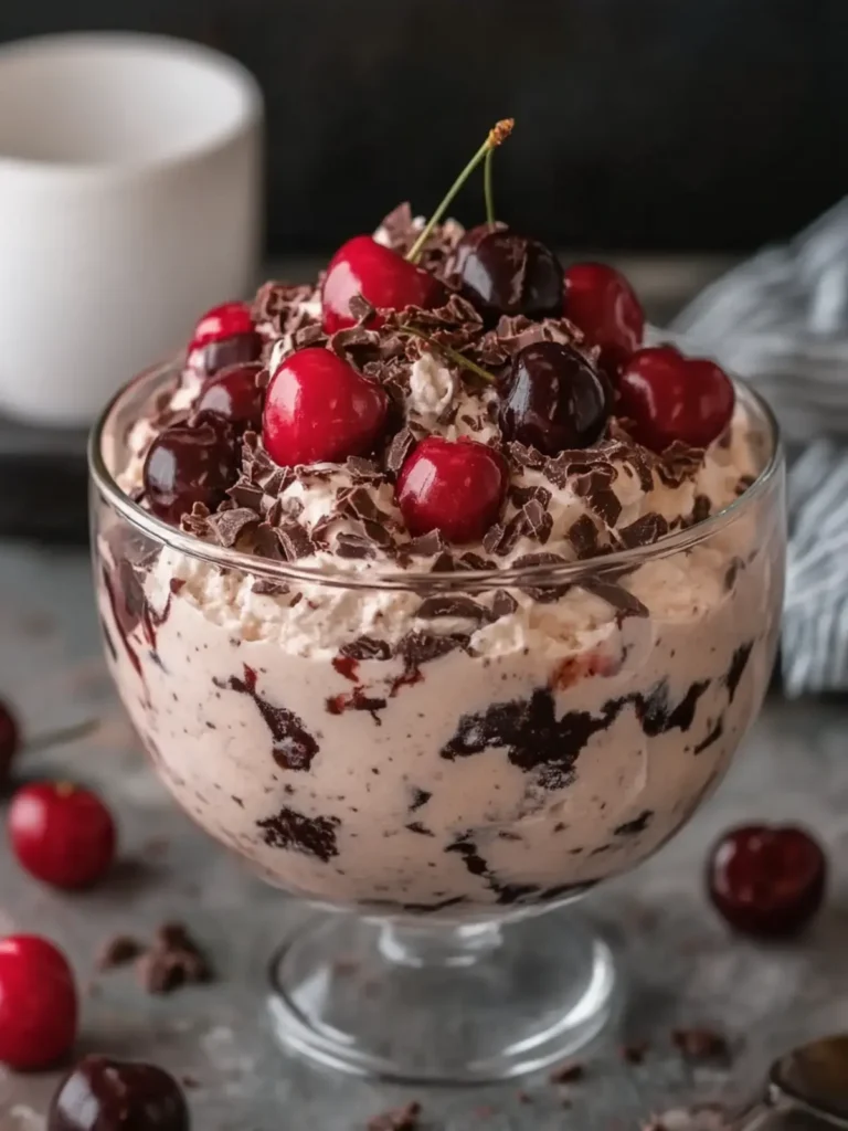Decadent Chocolate Cherry Cheesecake Fluff to Savor Today 4 Chocolate Cherry Cheesecake Fluff