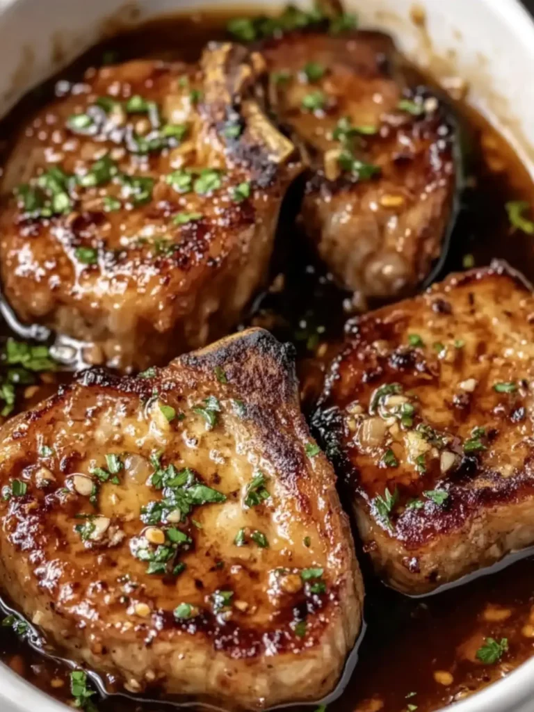 Slow Cooker Honey Garlic Pork Chops