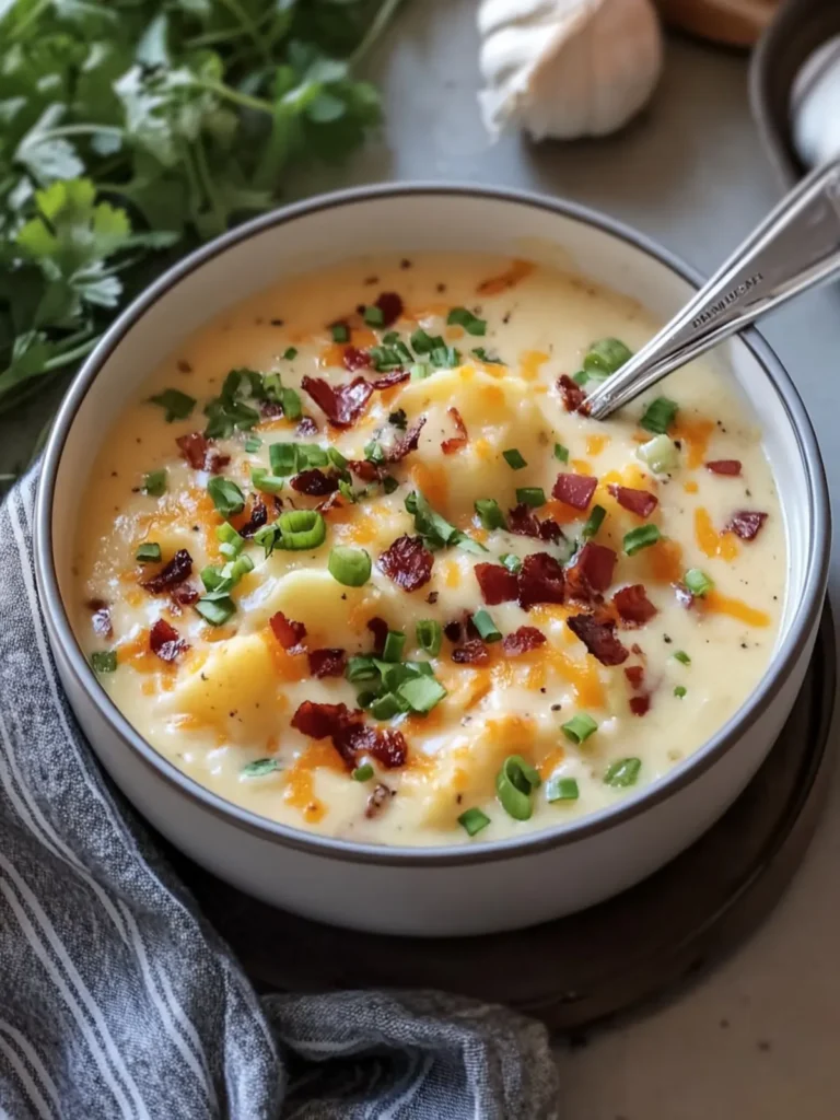 Slow Cooker Loaded Baked Potato Soup You'll Crave on Cold Nights 3 Slow Cooker Loaded Baked Potato Soup