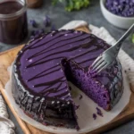 Decadent Steamed Ube Chiffon Cake with Chocolate Ube Glaze 17 Steamed Ube Chiffon Cake with Chocolate Ube Glaze