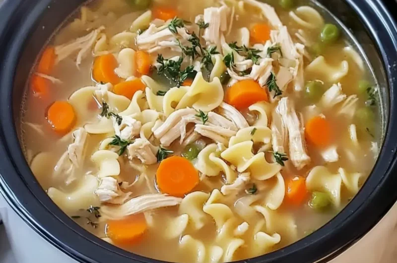 Crock Pot Chicken Noodle Soup