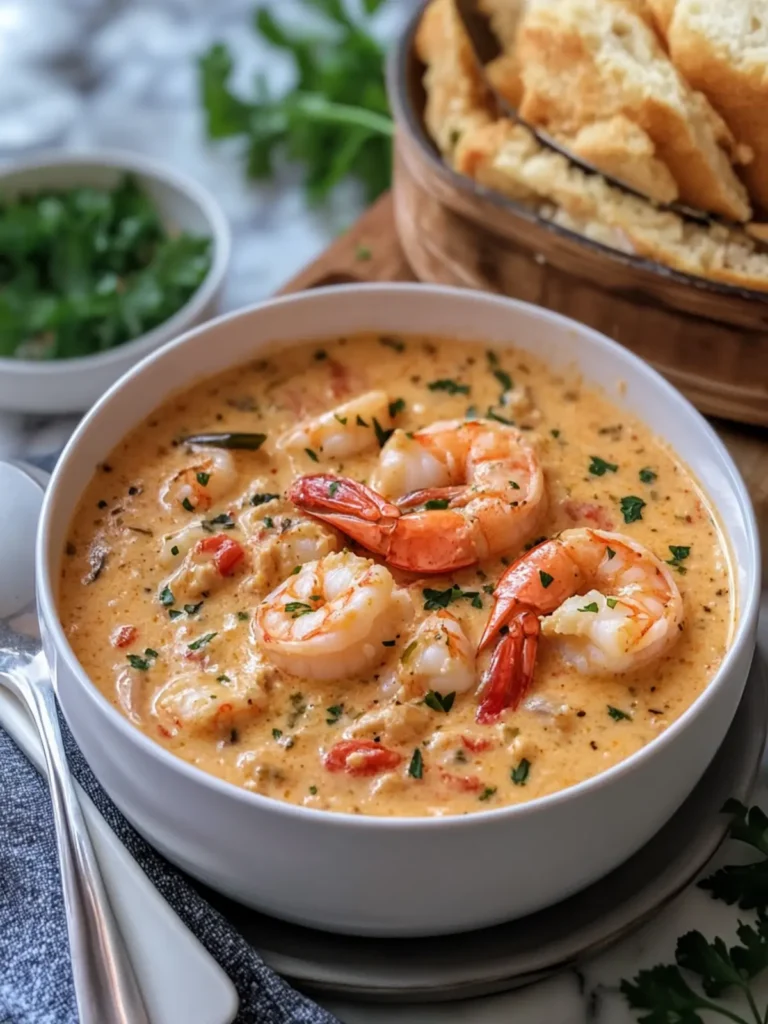 Deliciously Creamy Shrimp and Crab Seafood Bisque Recipe 3 Creamy Shrimp and Crab Seafood Bisque