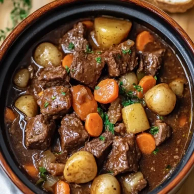 Melt-in-Your-Mouth Slow Cooker Beef Bourguignon Stew 15 Slow Cooker Beef Bourguignon / Beef Stew