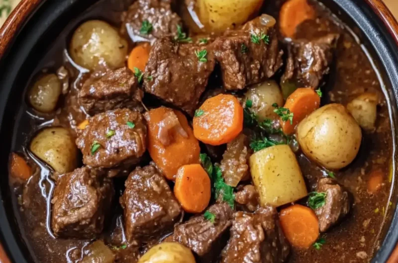 Slow Cooker Beef Bourguignon / Beef Stew