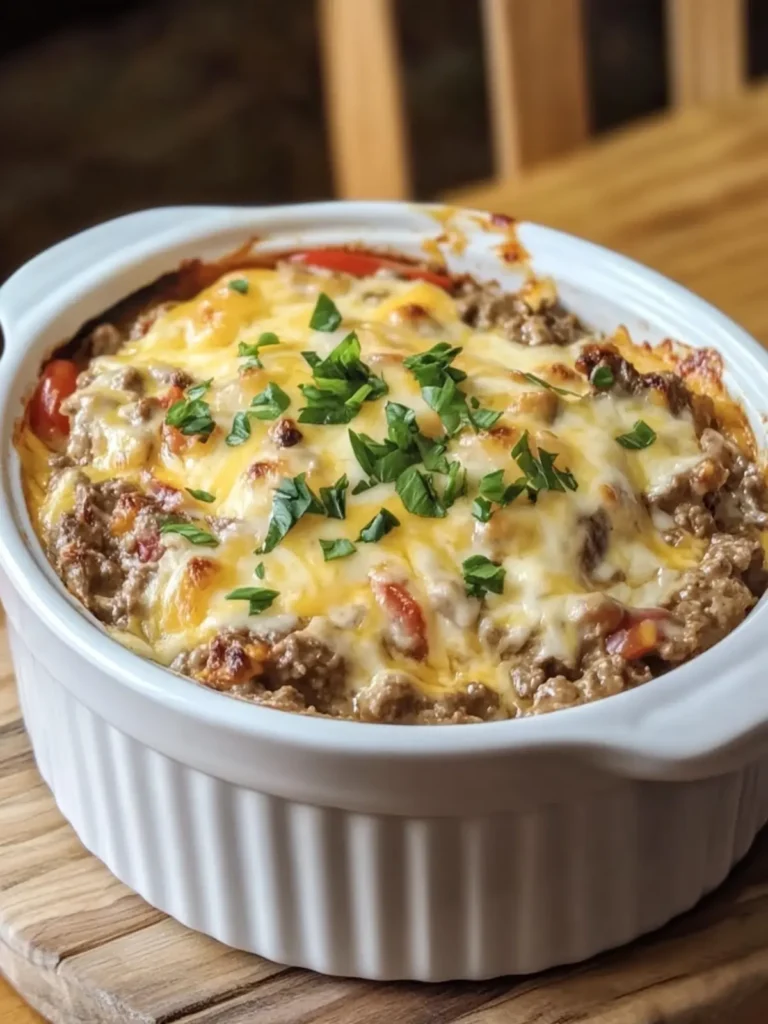 Crockpot Philly Cheesesteak Casserole: Comfort Food Magic 2 Crockpot Philly Cheesesteak Casserole