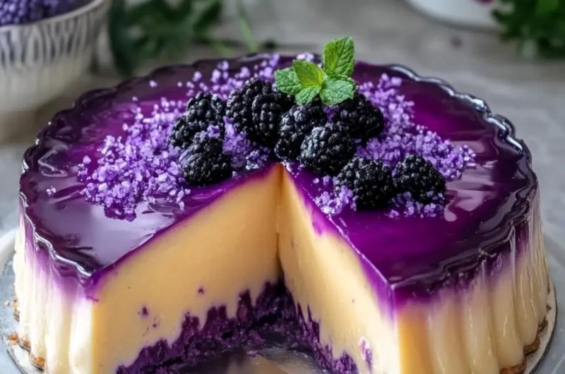 Ube Biko Flan