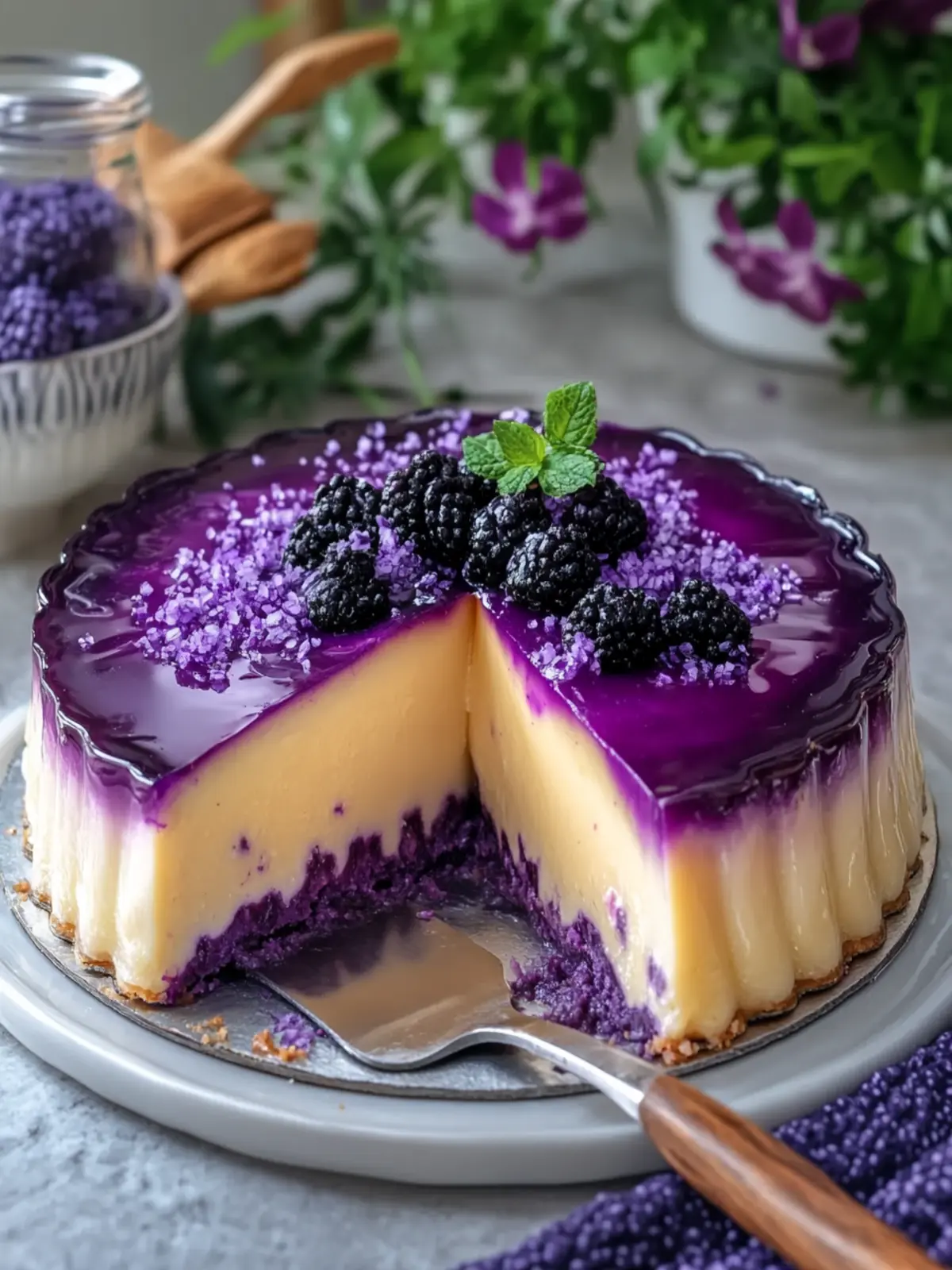 Delicious Ube Biko Flan: A Sweet Twist on a Classic Treat 5 Ube Biko Flan