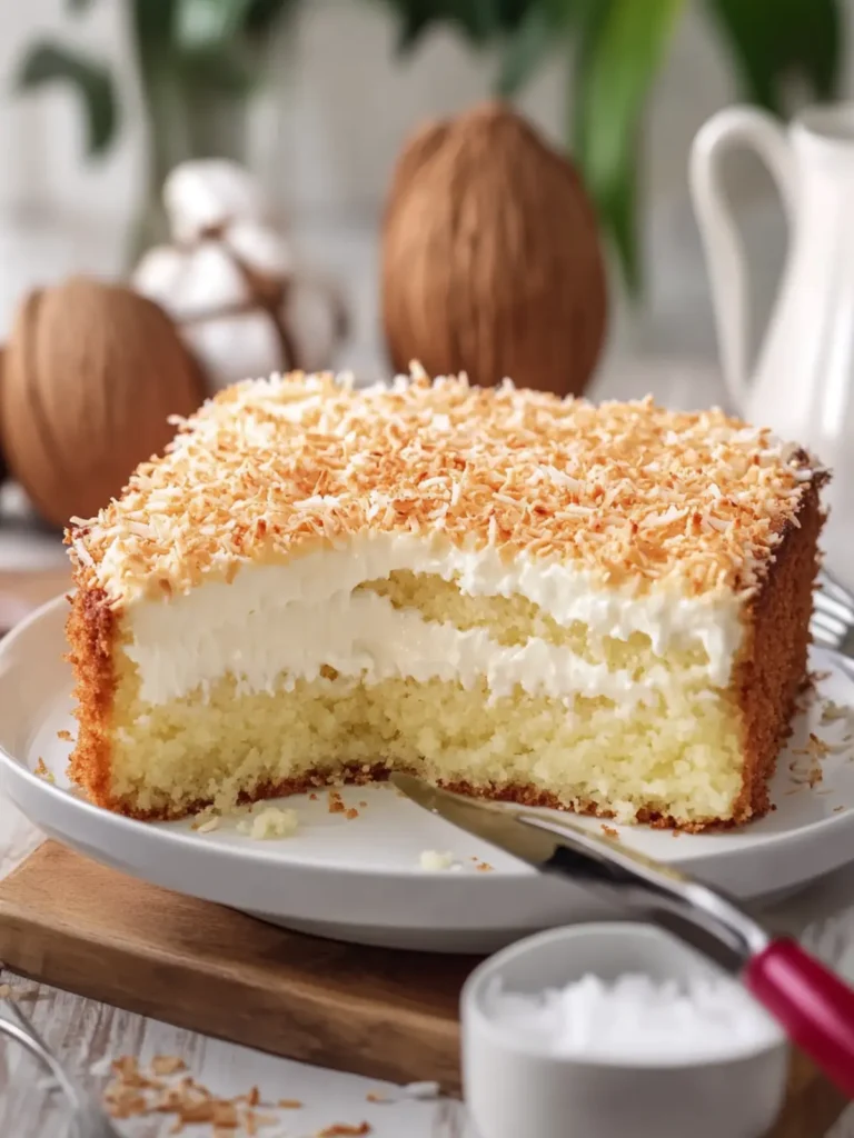 Creamy Coconut Cake