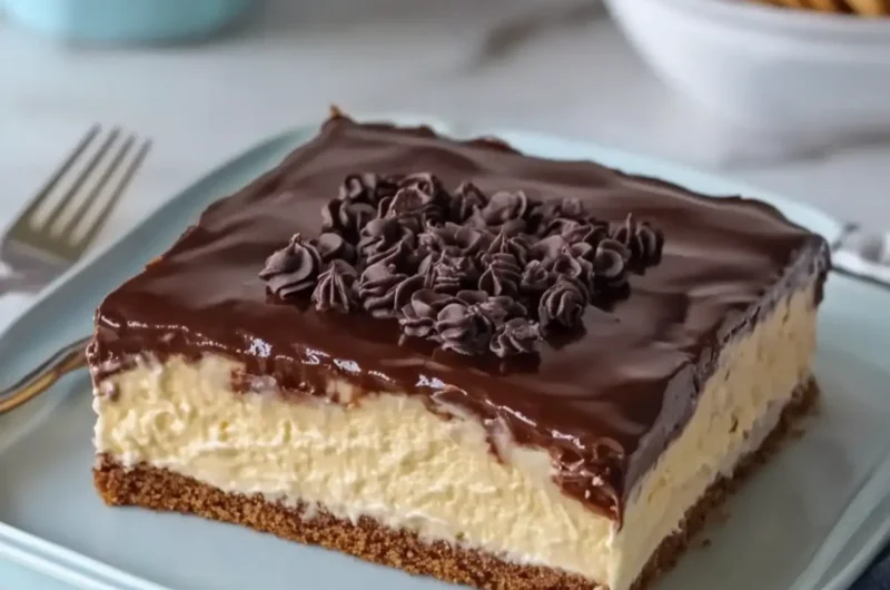 No-Bake Boston Cream Cake
