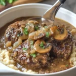 Savory Slow Cooker Salisbury Steak with Mushroom & Onion Gravy 17 Slow Cooker Salisbury Steak with Mushroom and Onion Gravy