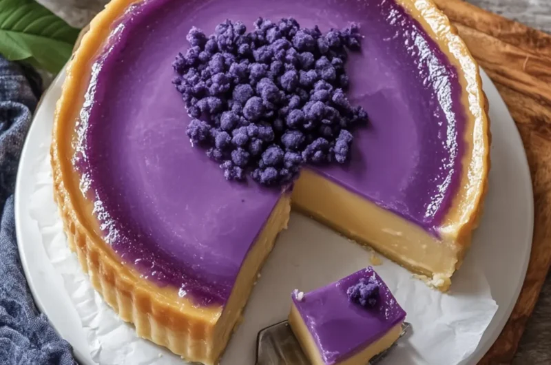 Ube Biko Flan