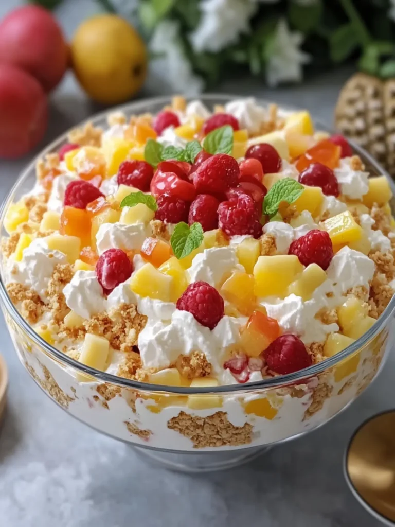 Easy Hawaiian Cheesecake Salad