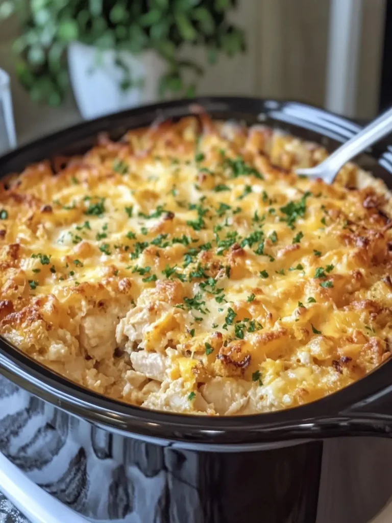 Irresistible Crockpot Million Dollar Cheesy Chicken Casserole 3 Crockpot Million Dollar Cheesy Chicken Casserole