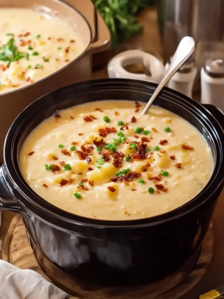 Crock Pot Crack Potato Soup That’ll Warm Your Soul 3 Crock Pot Crack Potato Soup