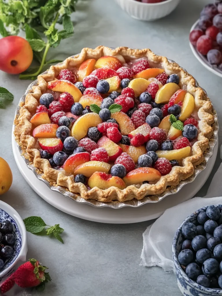 Irresistible Summer Fruit Pie That Screams Fresh Flavor 3 Summer Fruit Pie
