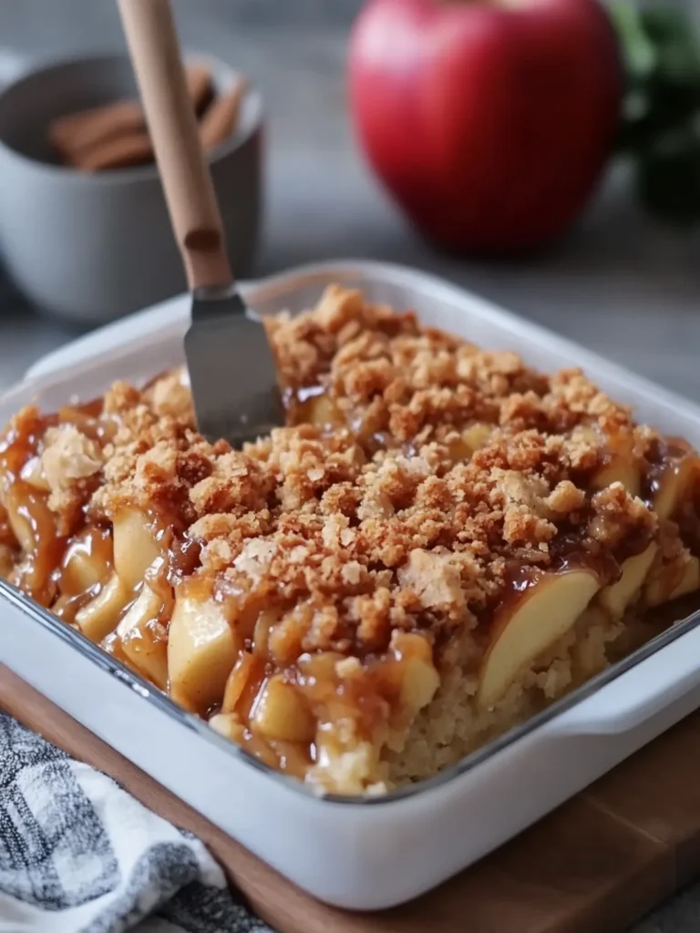 Caramel Apple Dump Cake