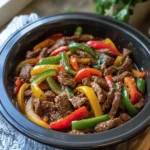 Crockpot Pepper Steak with Juicy Beef and Sweet Peppers Delight 19 Crockpot Pepper Steak Loaded with Juicy Beef, Sweet Peppers and Onions