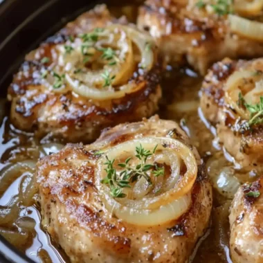Savory Slow Cooker French Onion Pork Chops You'll Love 6 Savory Slow Cooker French Onion Pork Chops You'll Love