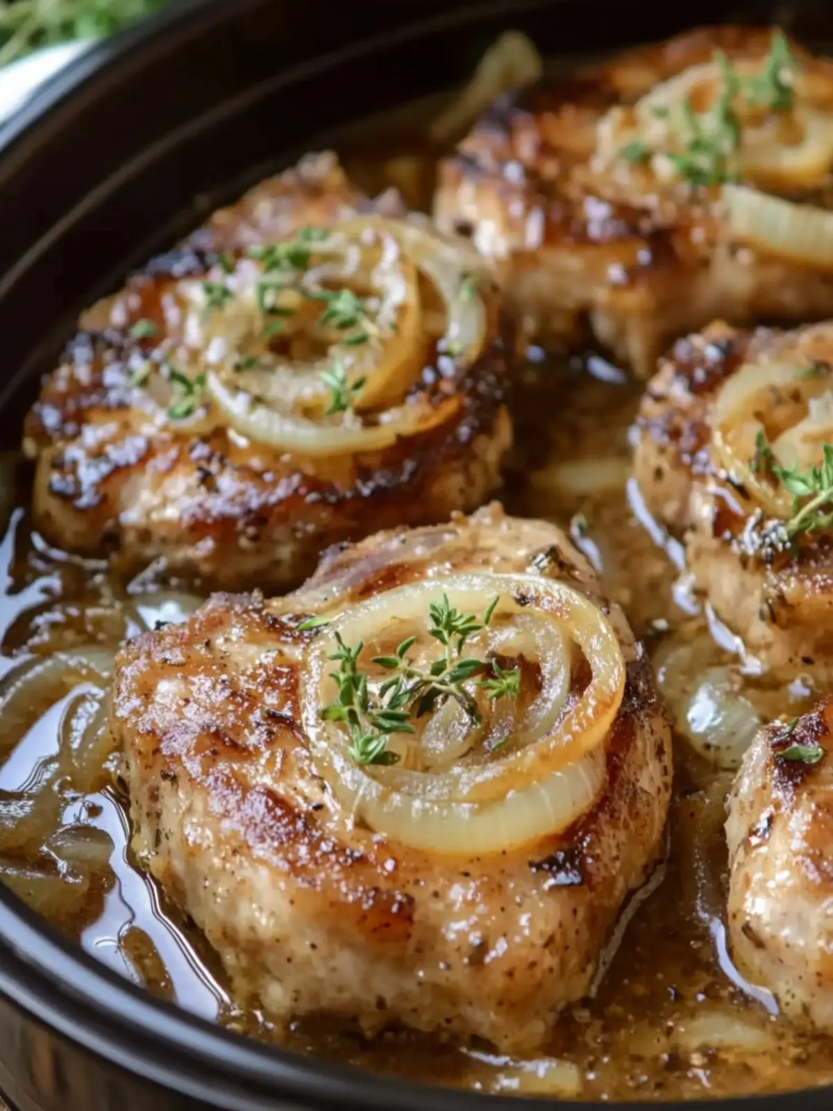 Savory Slow Cooker French Onion Pork Chops You'll Love 5 Slow Cooker French Onion Pork Chops