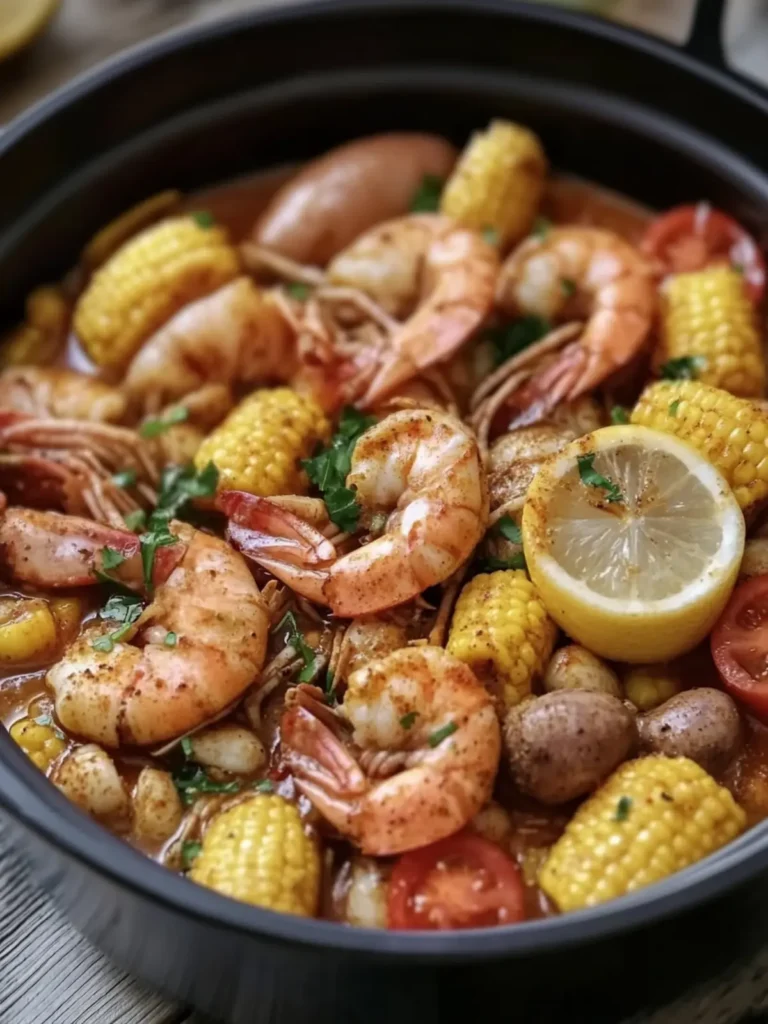 Savory Slow Cooker Cajun Shrimp Boil for Perfect Family Feasts 4 Slow Cooker Cajun Shrimp Boil